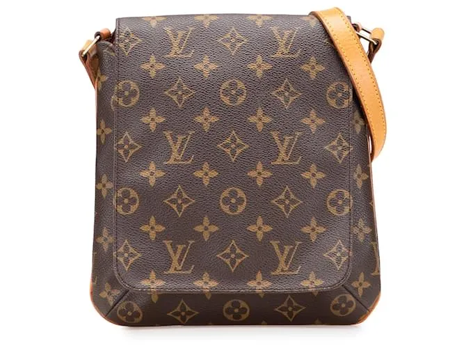 Louis Vuitton Musette Salsa Marrone Monogramma con Manico Corto