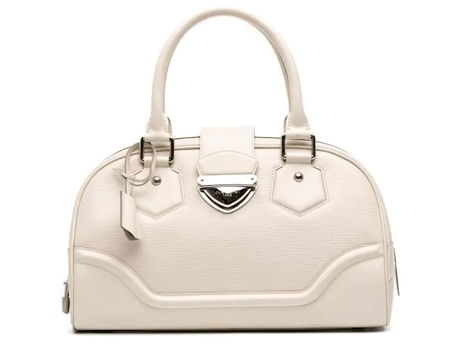 Louis Vuitton Bowling Montaigne GM in Epi Bianco