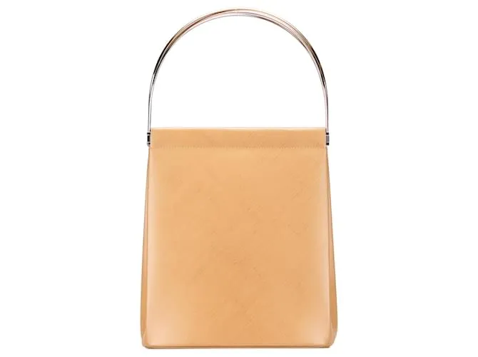 Borsa Trinity in pelle marrone Cartier Beige