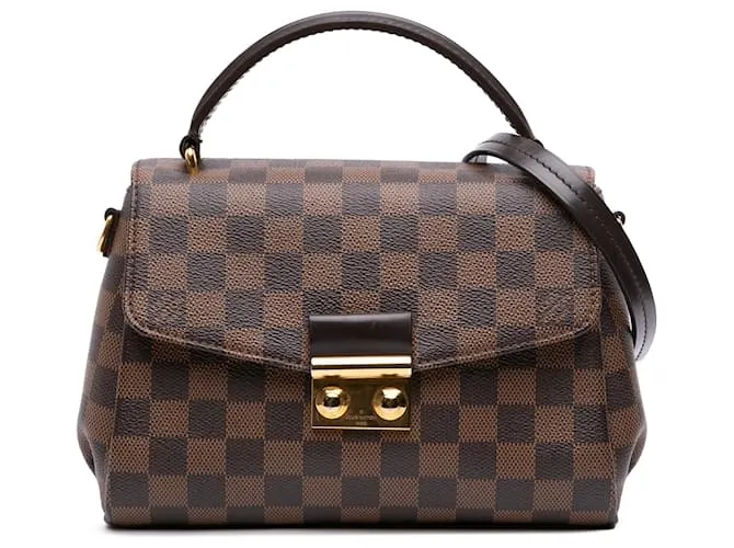 Louis Vuitton Marrone Damier Ebene Croisette