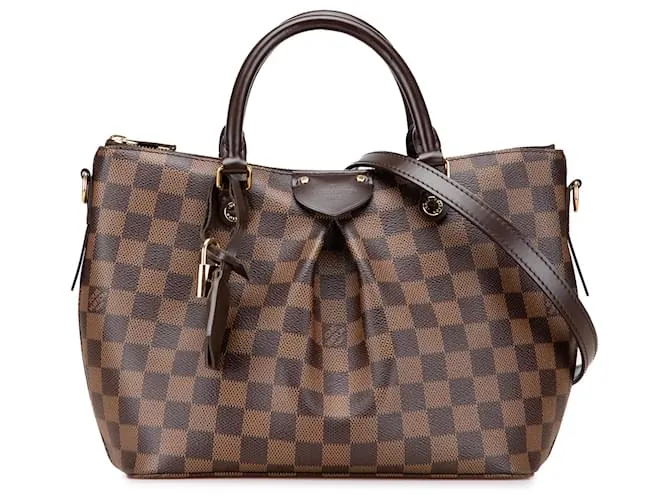 Louis Vuitton Marrone Damier Ébène Siena PM