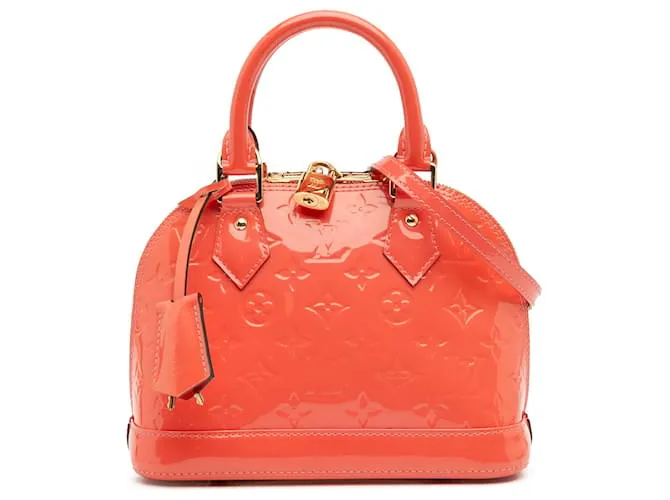 Louis Vuitton Alma BB in Vernis Monogram Arancione