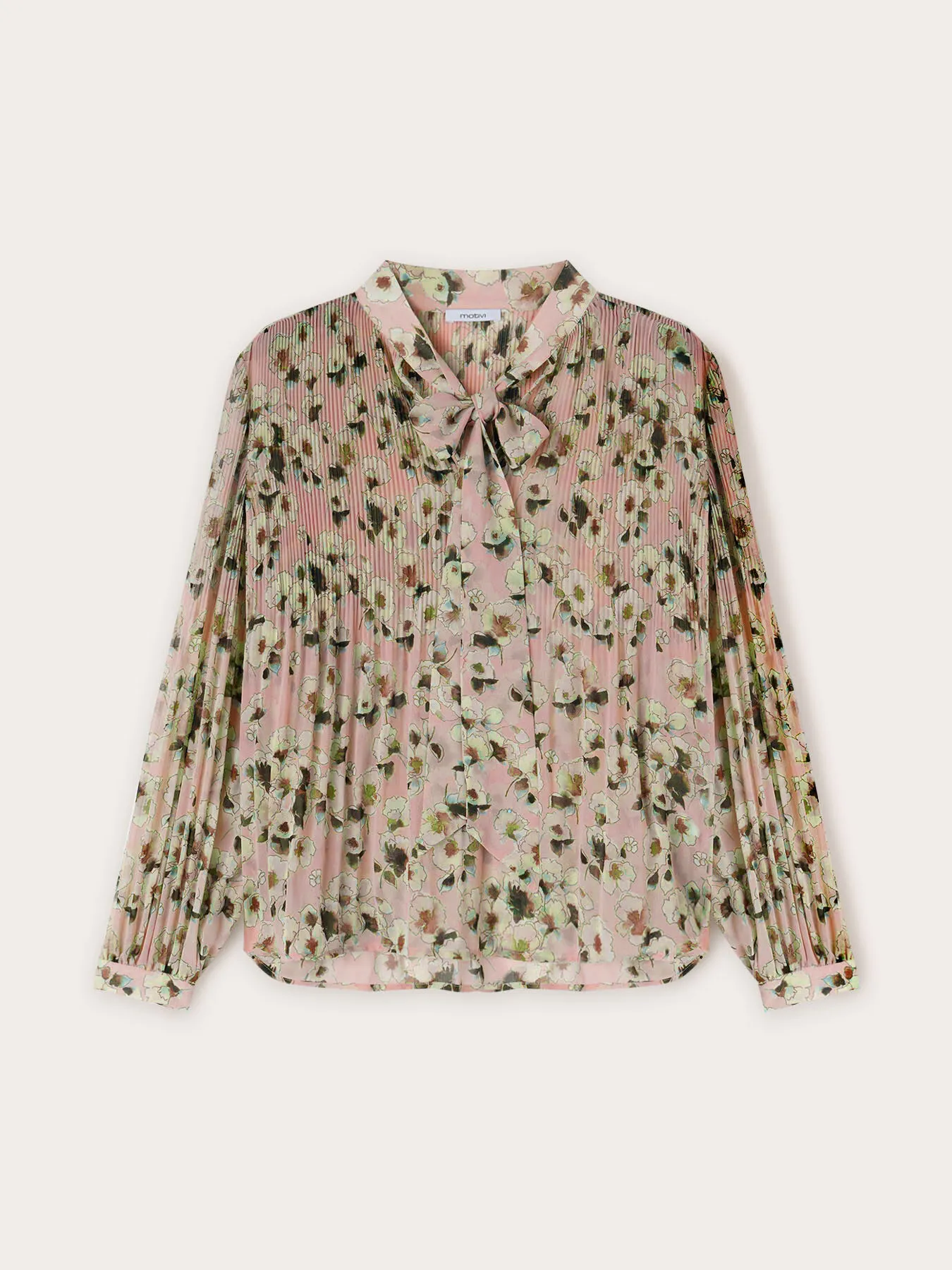 Blusa in chiffon fantasia floreale