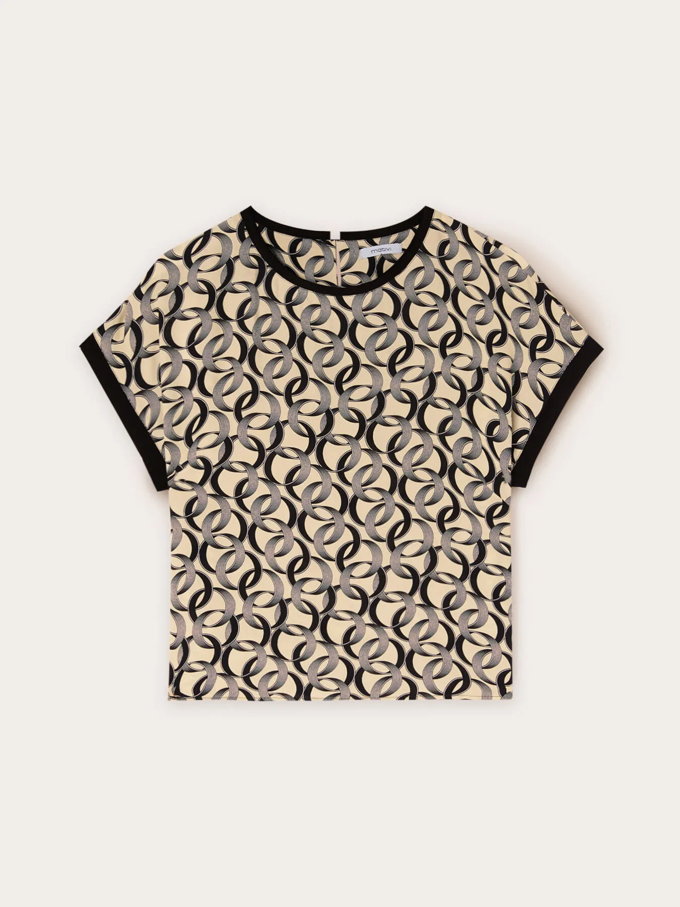 Blusa kimono fantasia anelli