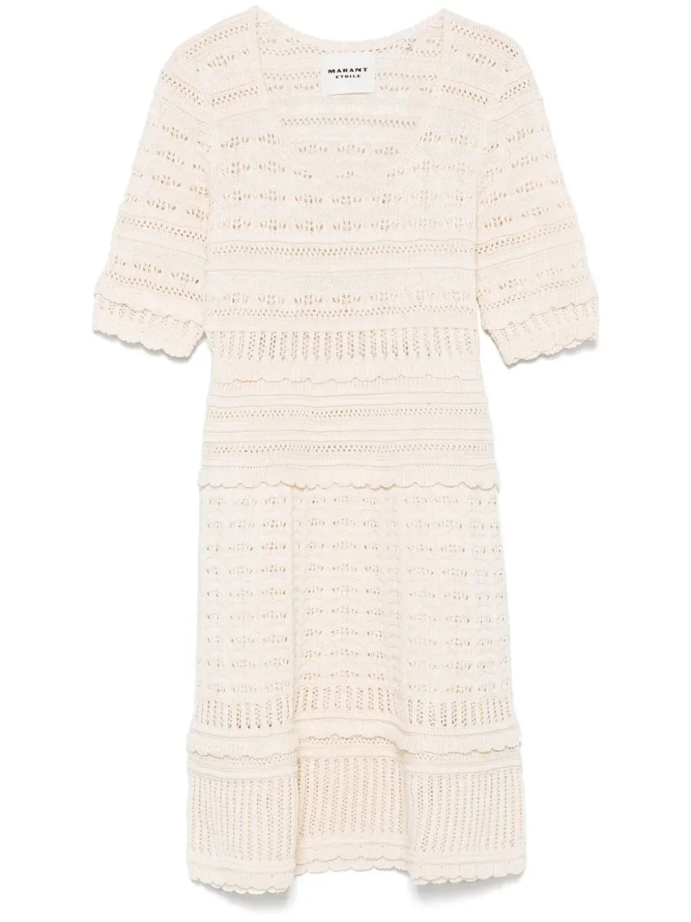 ABITO CORTO ABRIL IN MAGLIA TRAFORATA