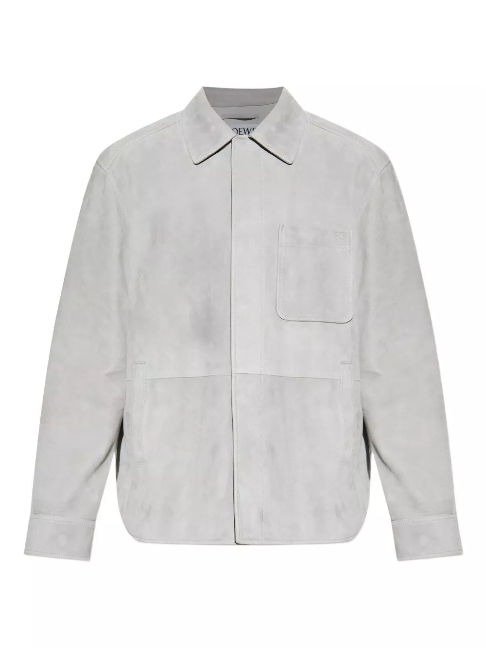 Overshirt in pelle scamosciata di Loewe