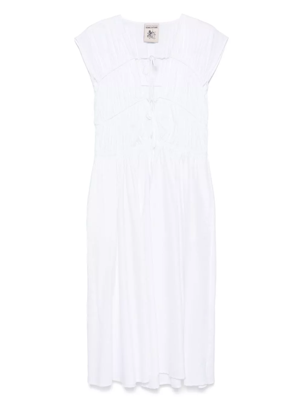 Abito ignacia in cotone di Semicouture