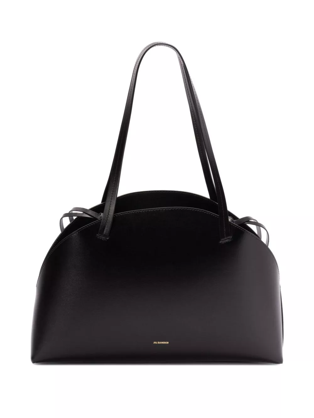 Borsa curve media in pelle di Jil sander