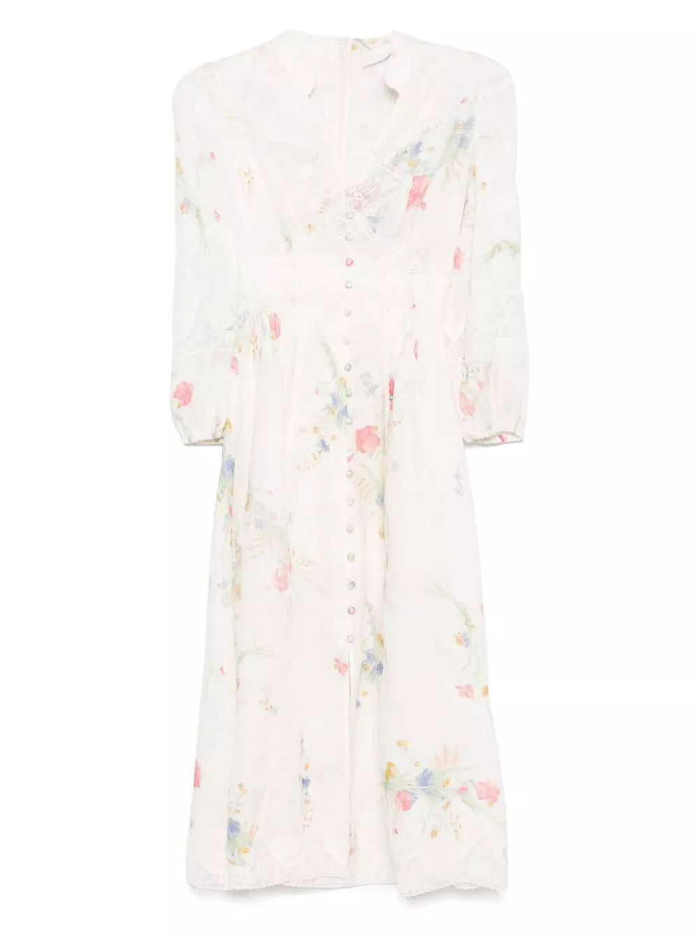 Abito lungo lucky in lino di Zimmermann