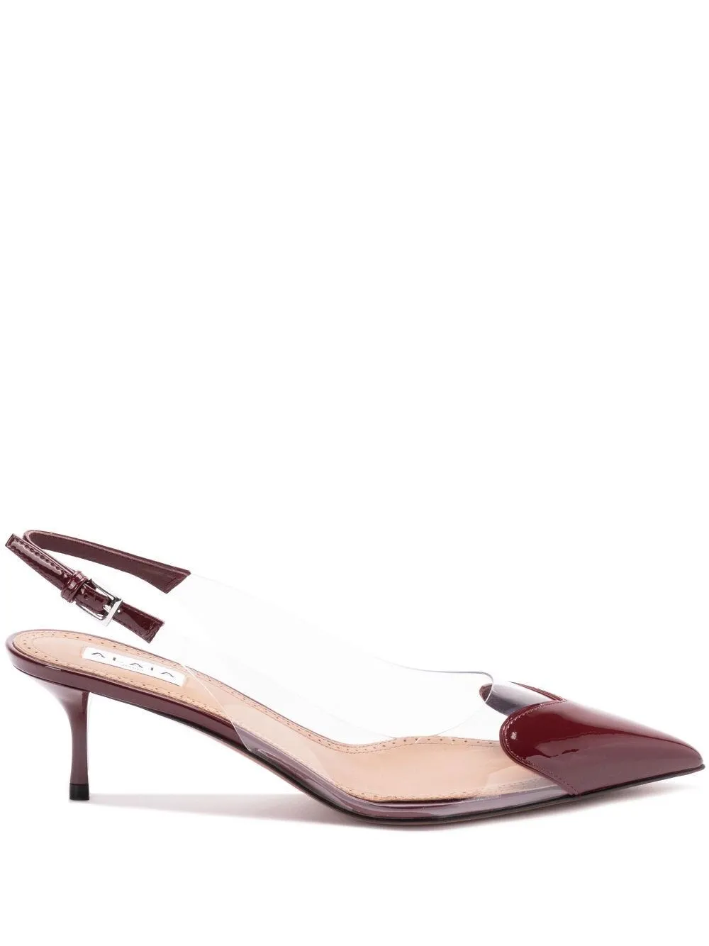 SLINGBACK LE CŒUR IN PELLE VERNICIATA