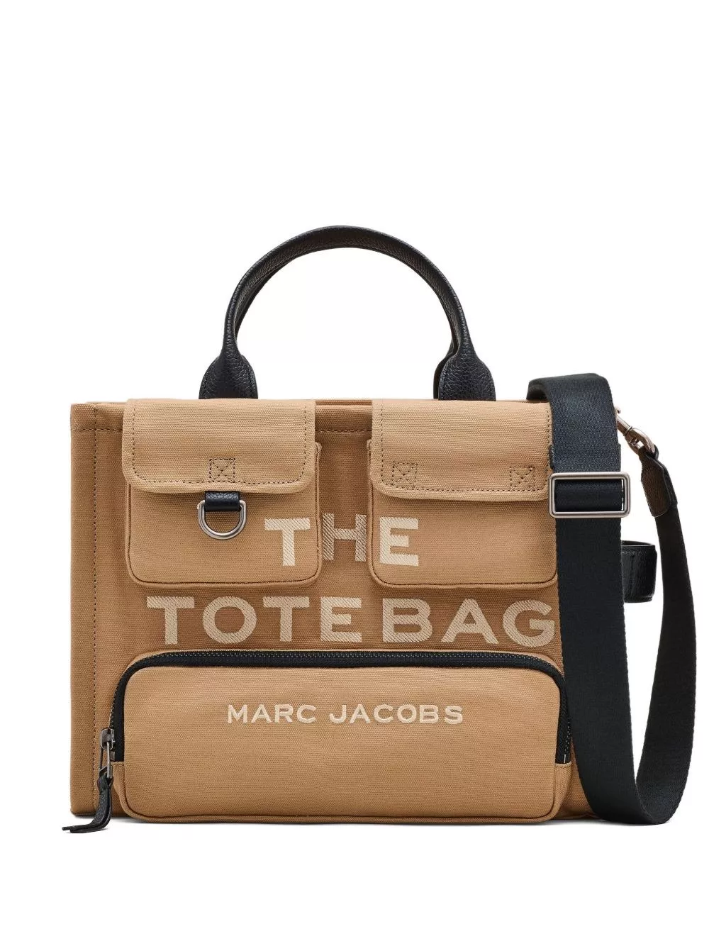 Borsa the medium tote in cotone di Marc jacobs