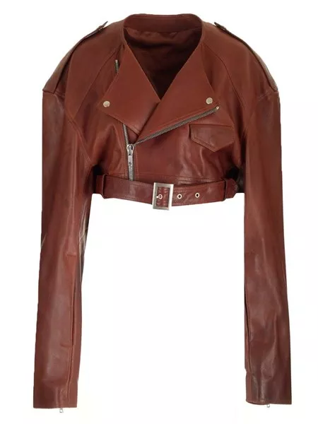 Rick Owens Donna Giacca biker corta