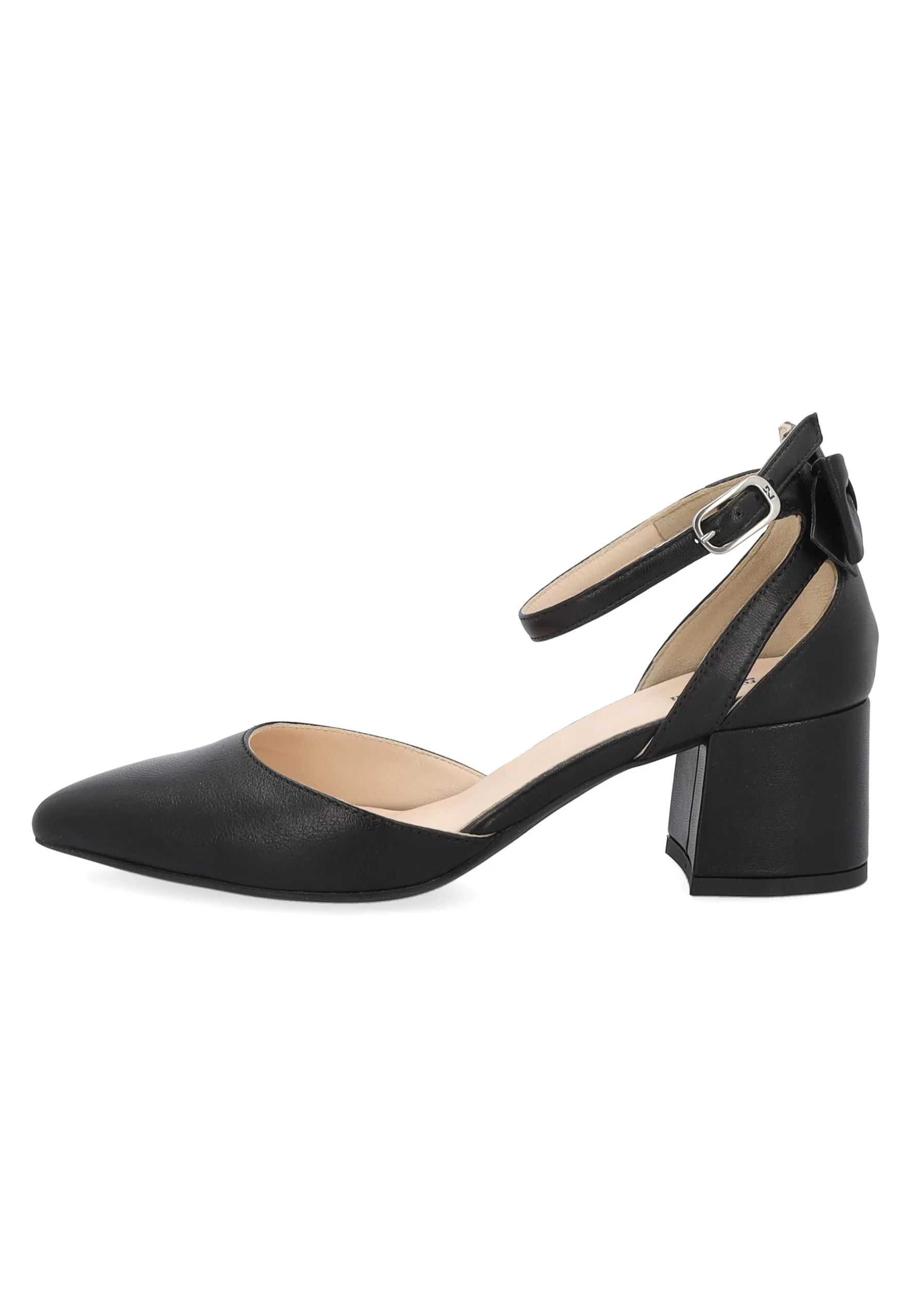 Décolleté tacco basso NeroGiardini in pelle E512350D