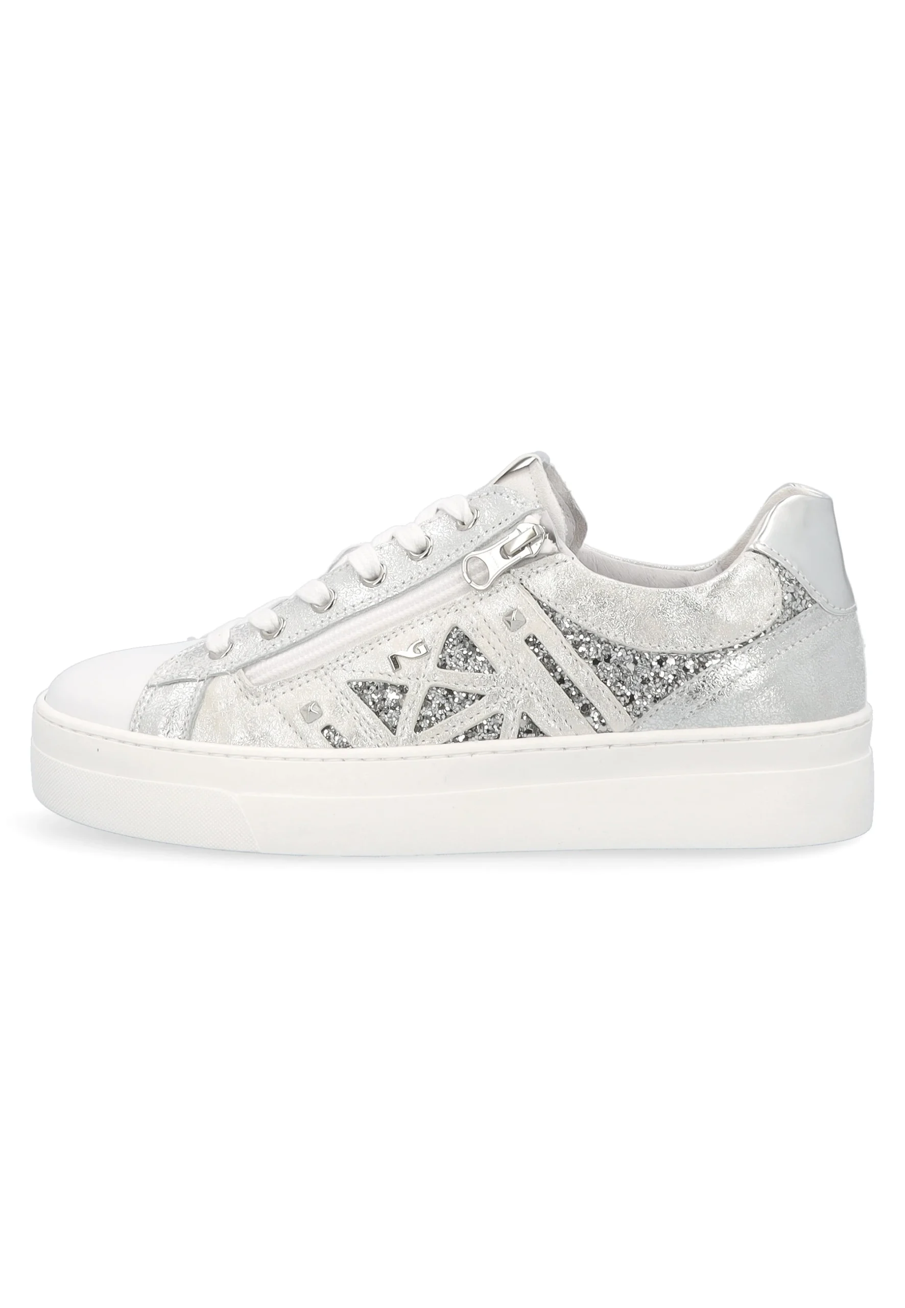 Sneakers da donna con glitter NeroGiardini E513010D