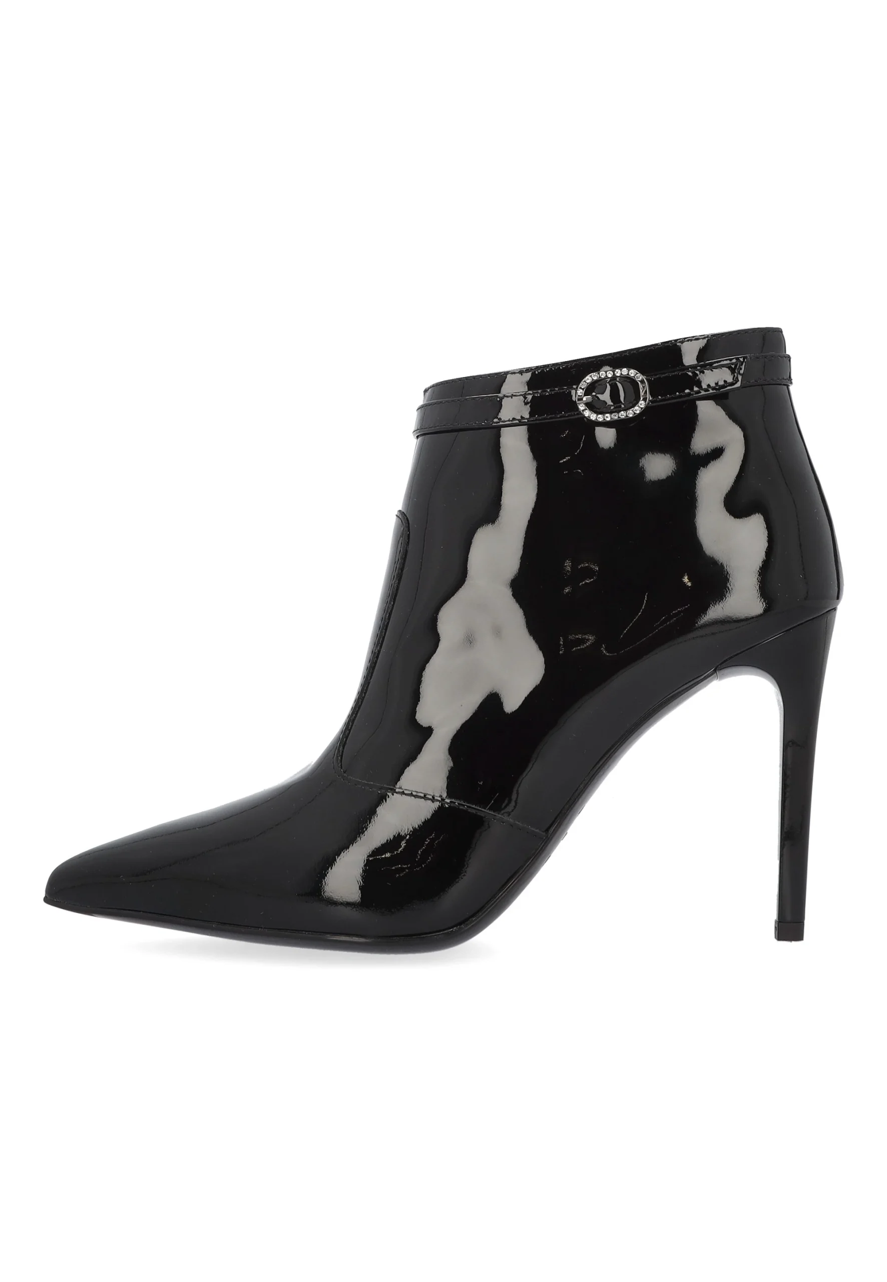 Tronchetto con tacco a spillo NeroGiardini in vernice I410821DE