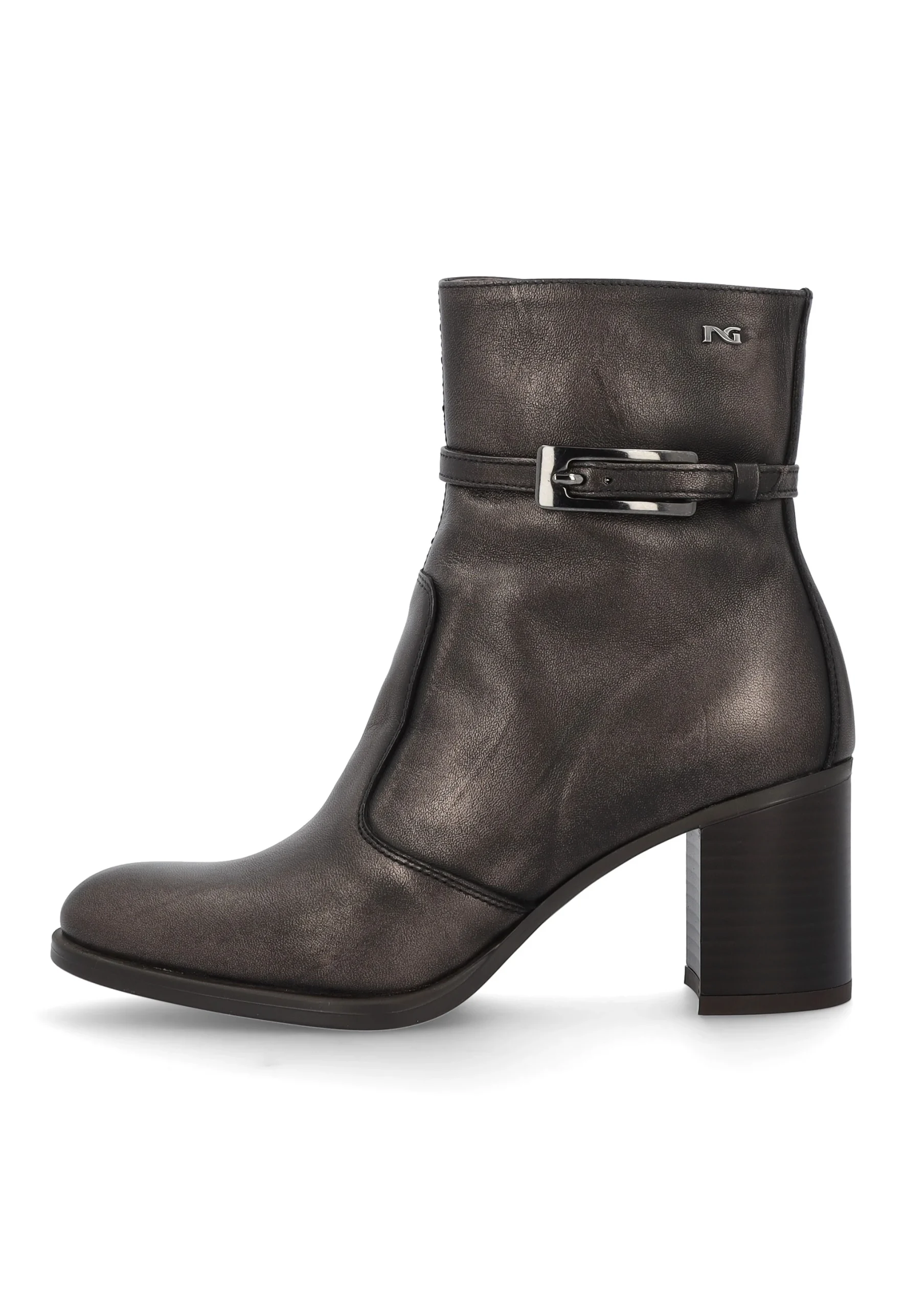 Tronchetti NeroGiardini donna in pelle I410951D