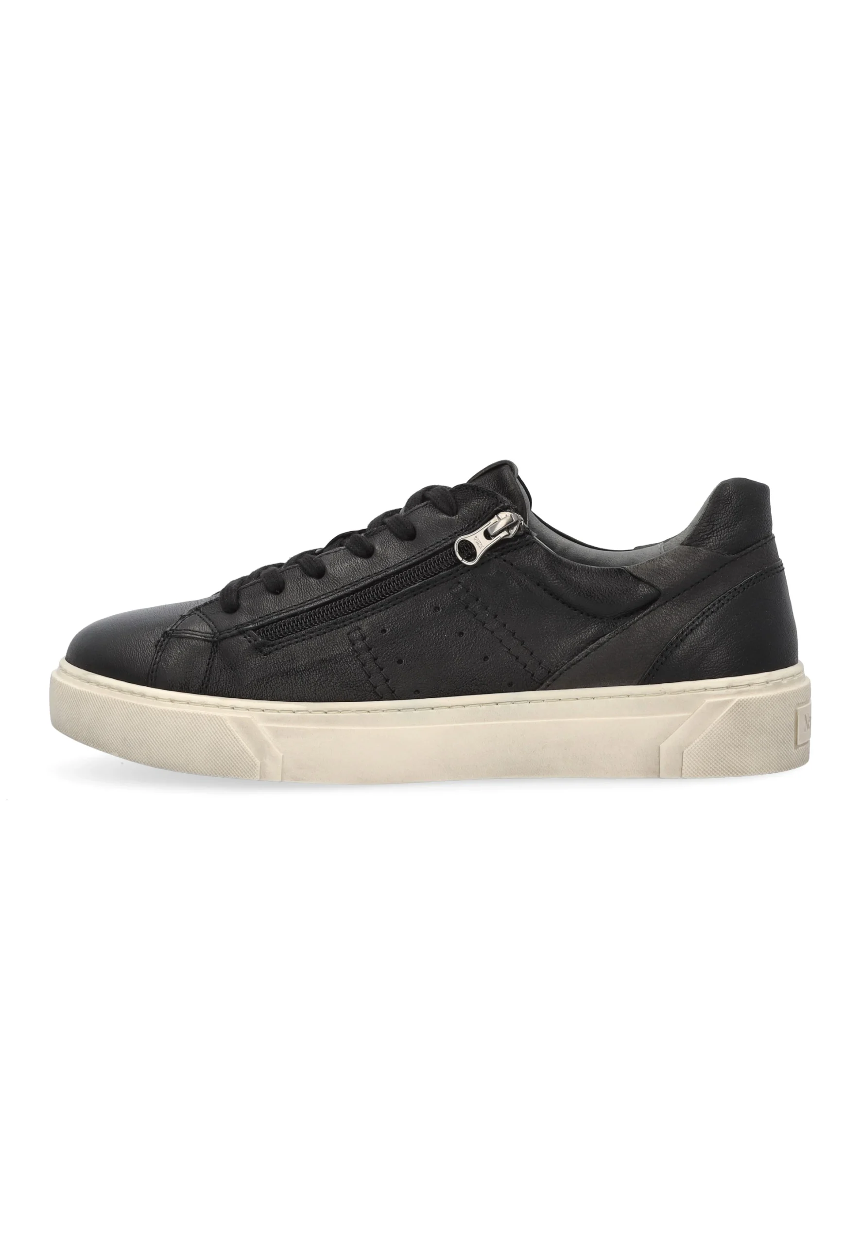 Sneakers NeroGiardini in pelle con cerniera I500930U