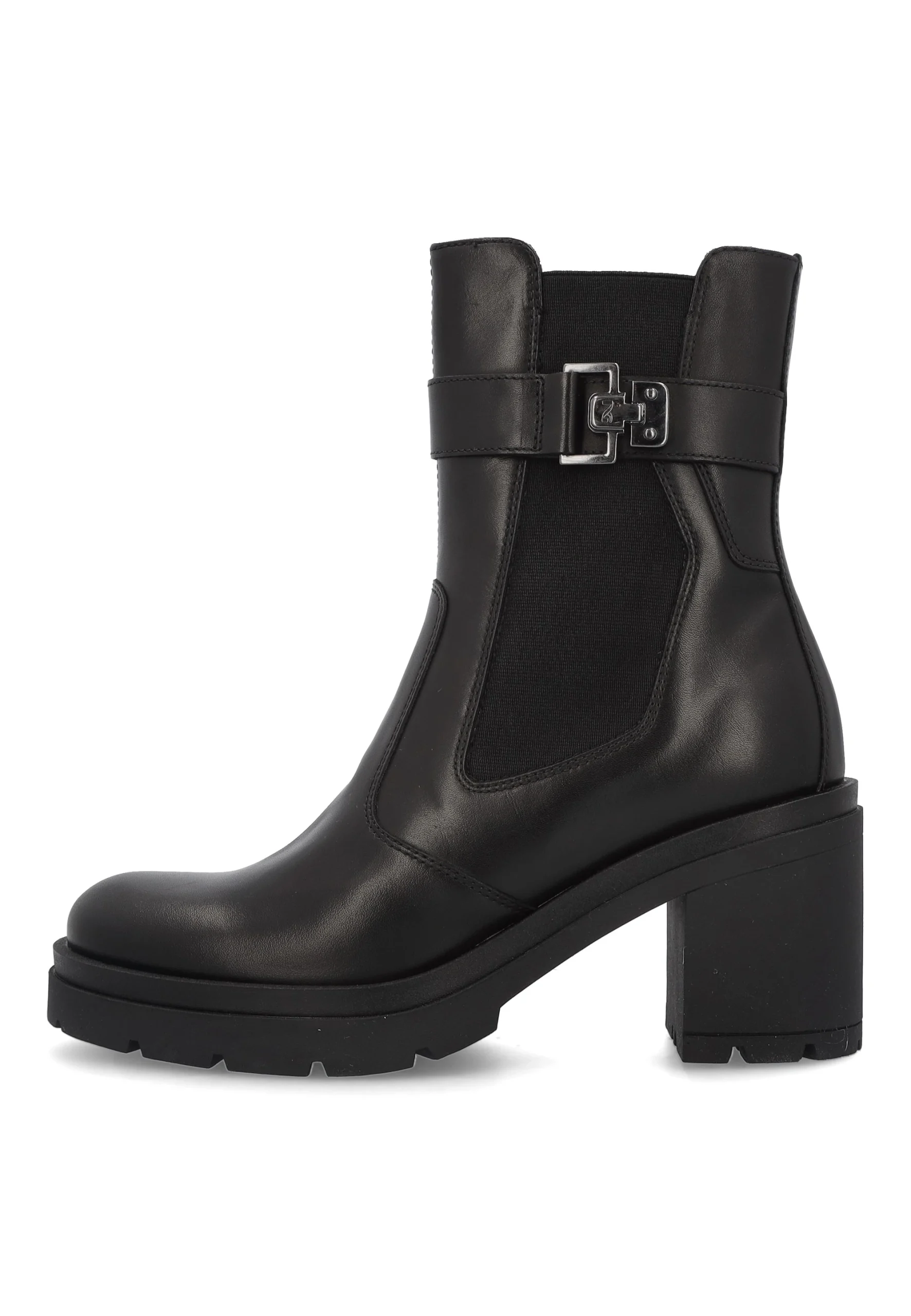 Tronchetti in pelle Nero Giardini donna I514790D