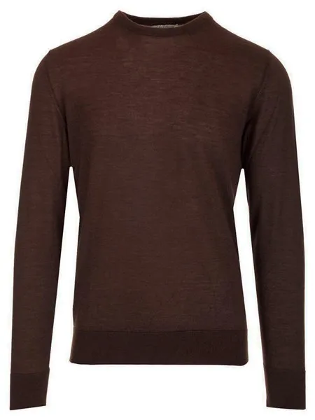 Al Duca D'aosta Uomo Maglia girocollo marrone