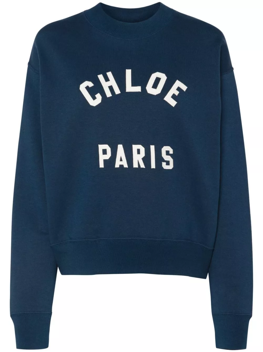 Felpa in cotone con logo di Chloè