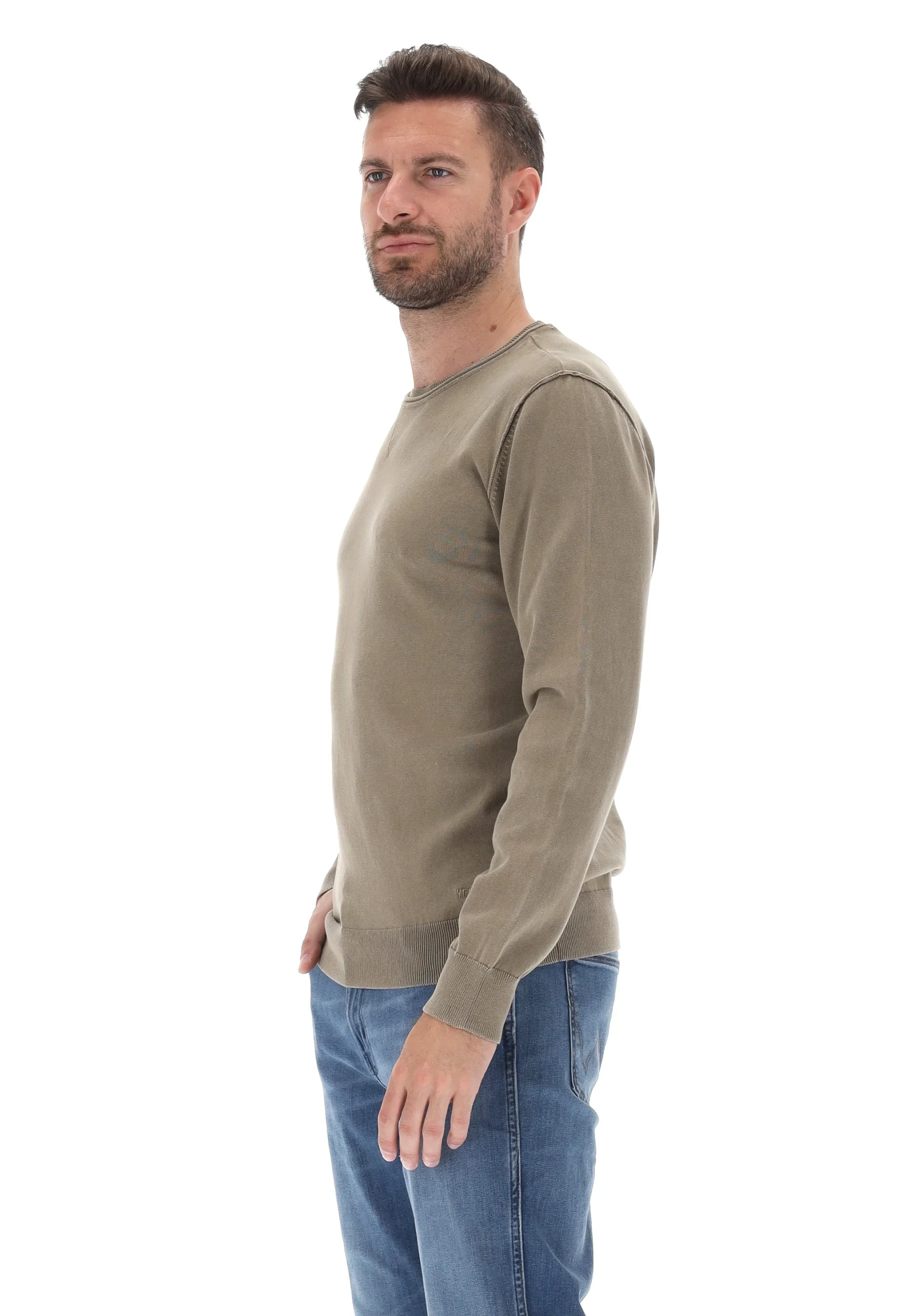 Maglioncino girocollo Yes Zee uomo in cotone art. 1M502ZT00