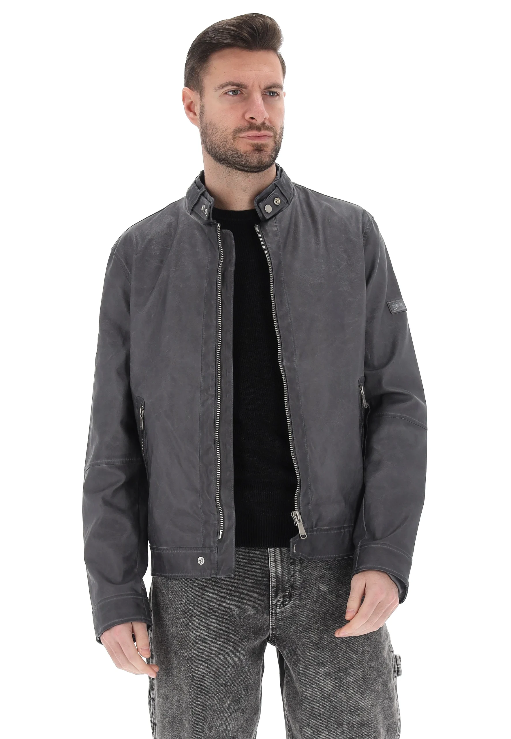 Giubbino similpelle Yes Zee uomo J540/G500