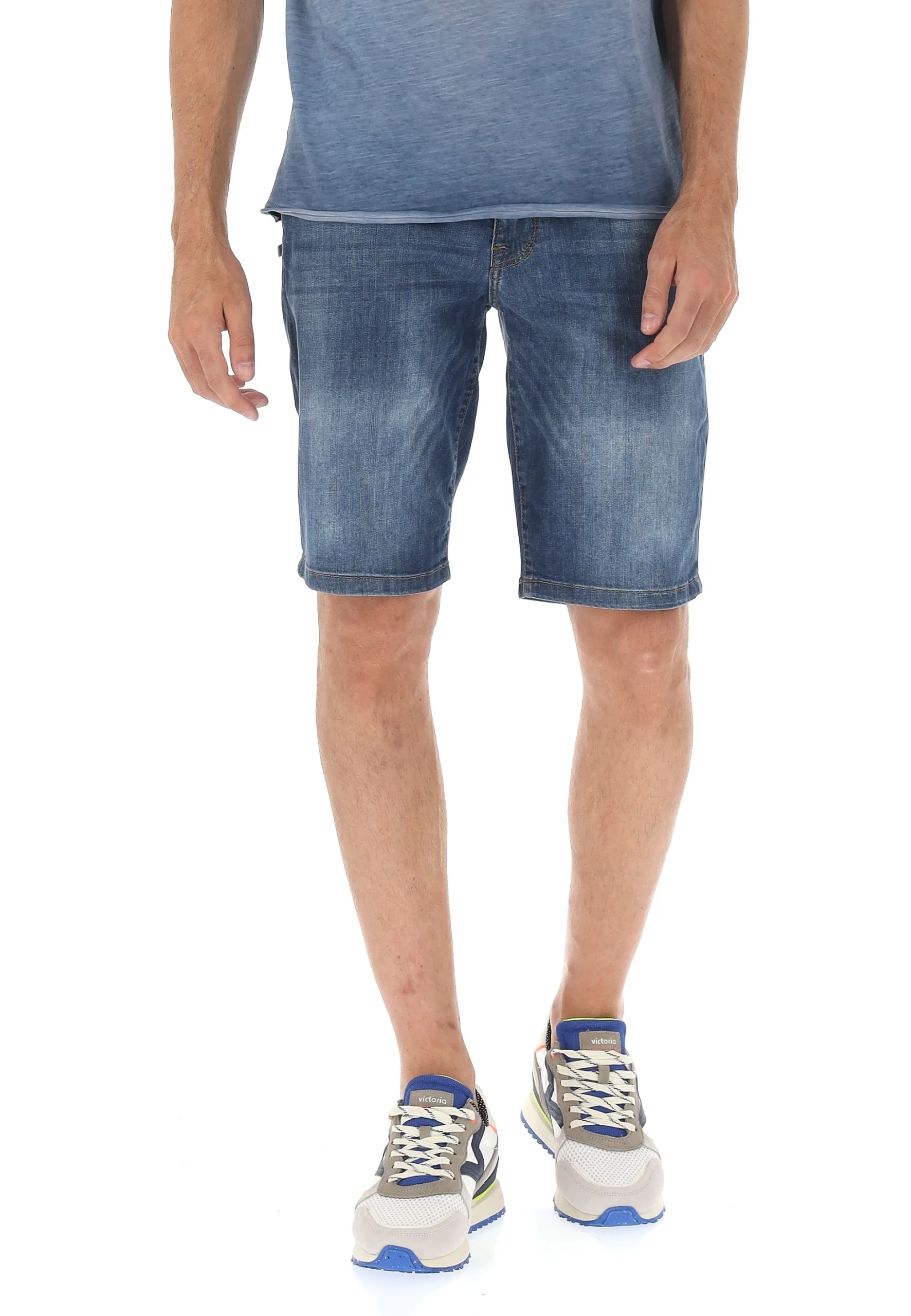 Bermuda in denim uomo Yes Zee slim fit art. 313P701F906