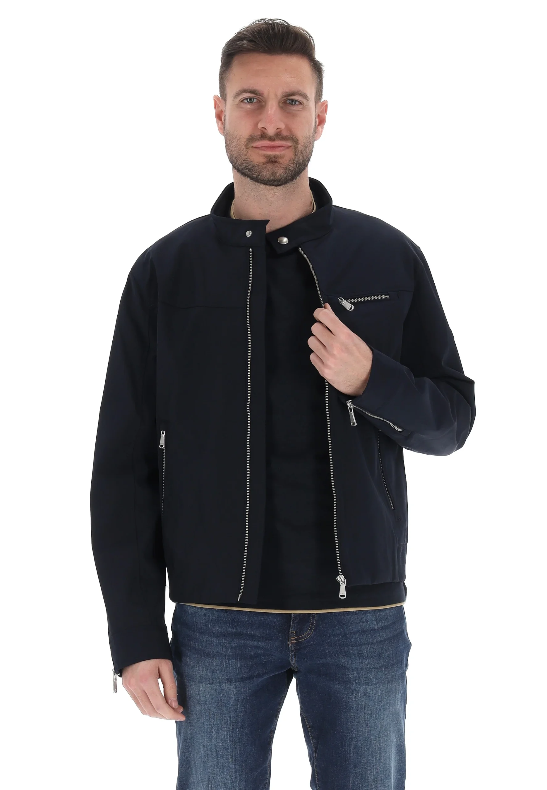 Giubbino in tessuto tecnico tre tasche YesZee uomo
