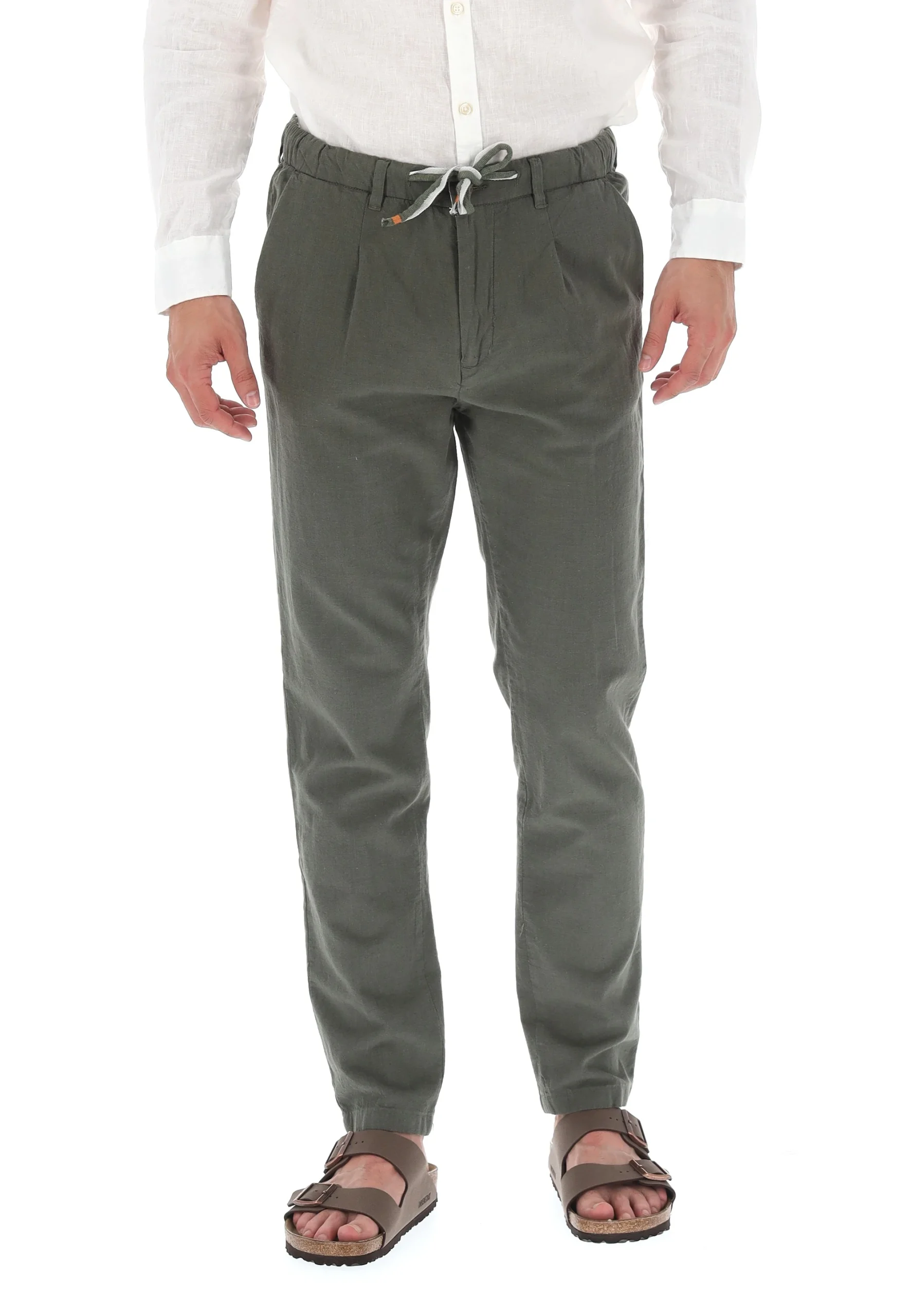 Pantalone chino misto lino Yes Zee uomo art.963P670PW00
