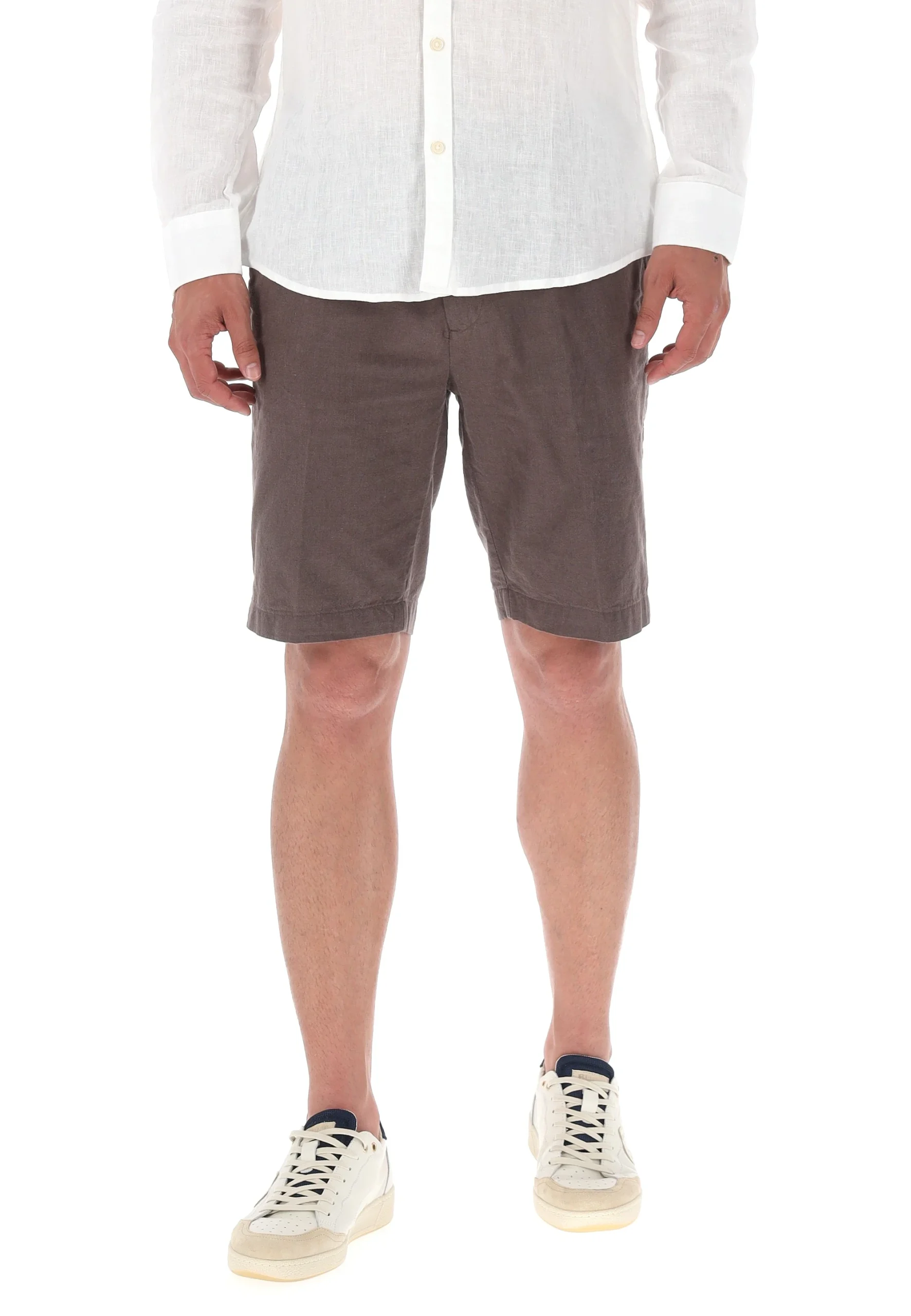 Bermuda con coulisse uomo Yes Zee misto lino