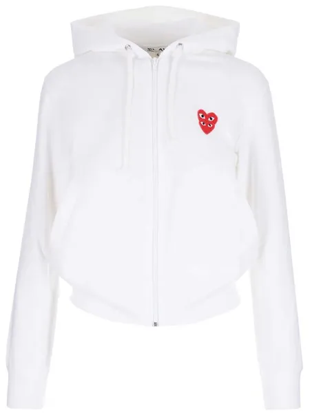 Comme Des Garcons Play Donna Felpa full zip