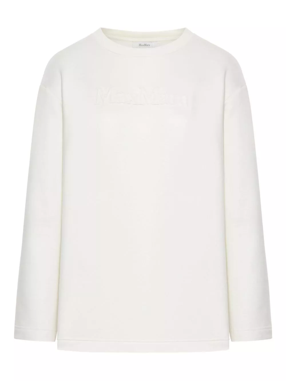 Felpa girocollo in cotone di Max mara