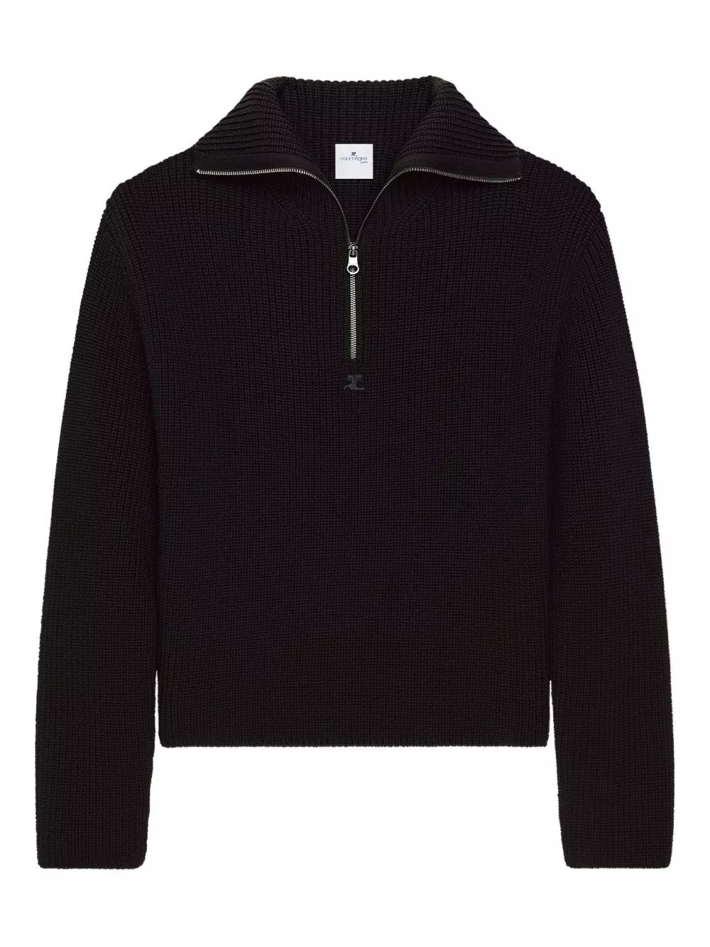 Maglia in lana con zip di Courrèges