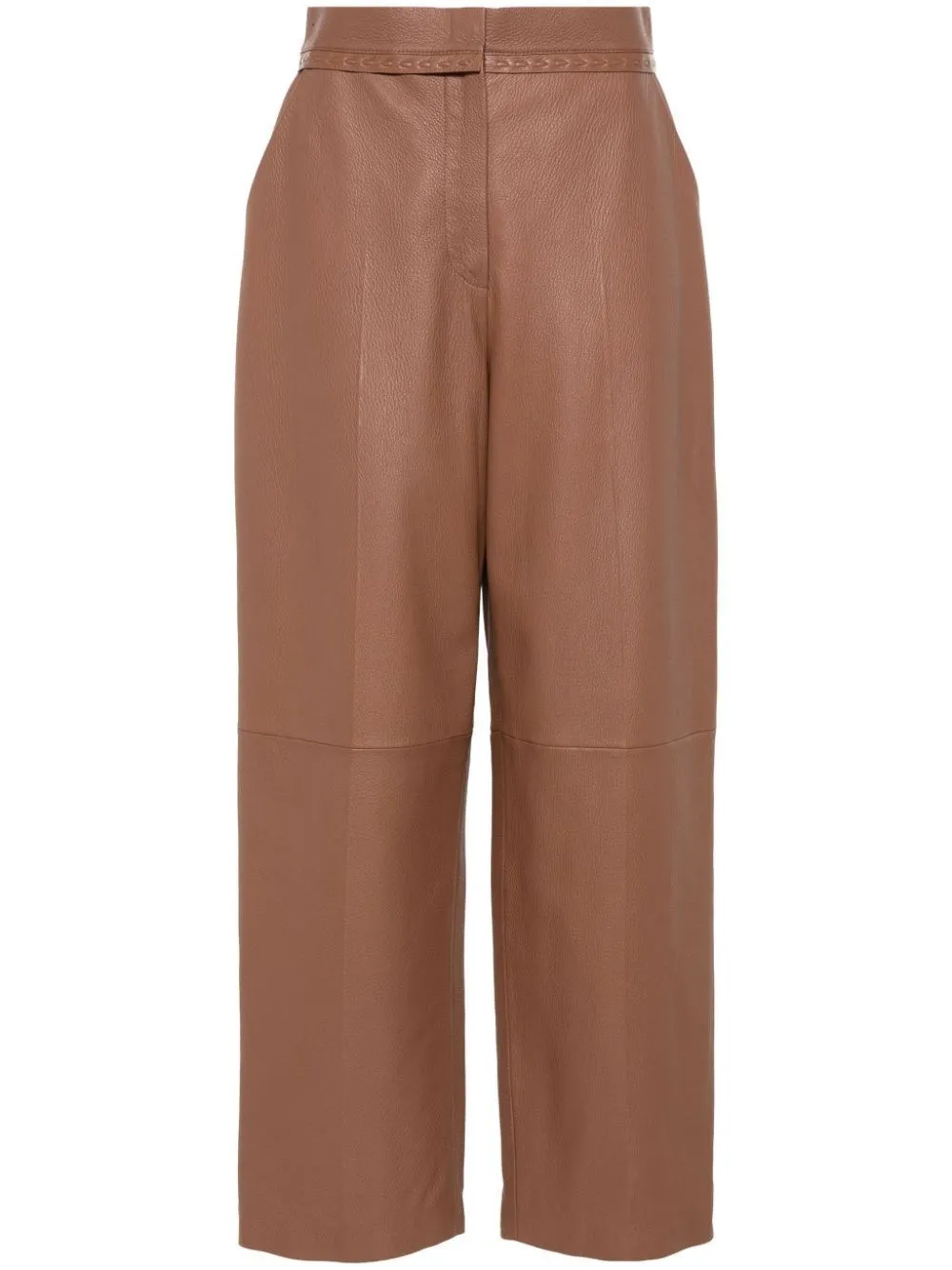PANTALONI CARROT FIT IN PELLE