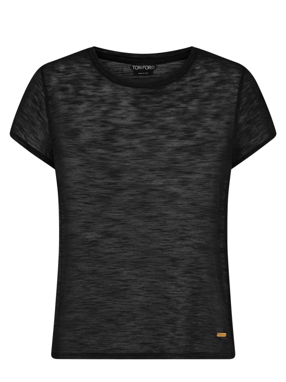 T-SHIRT IN JERSEY DI COTONE FIAMMATO