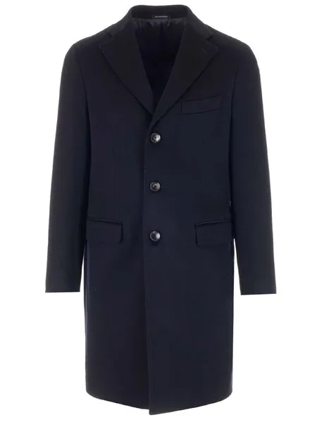 Al Duca D'aosta Uomo Cappotto blu in cachemire