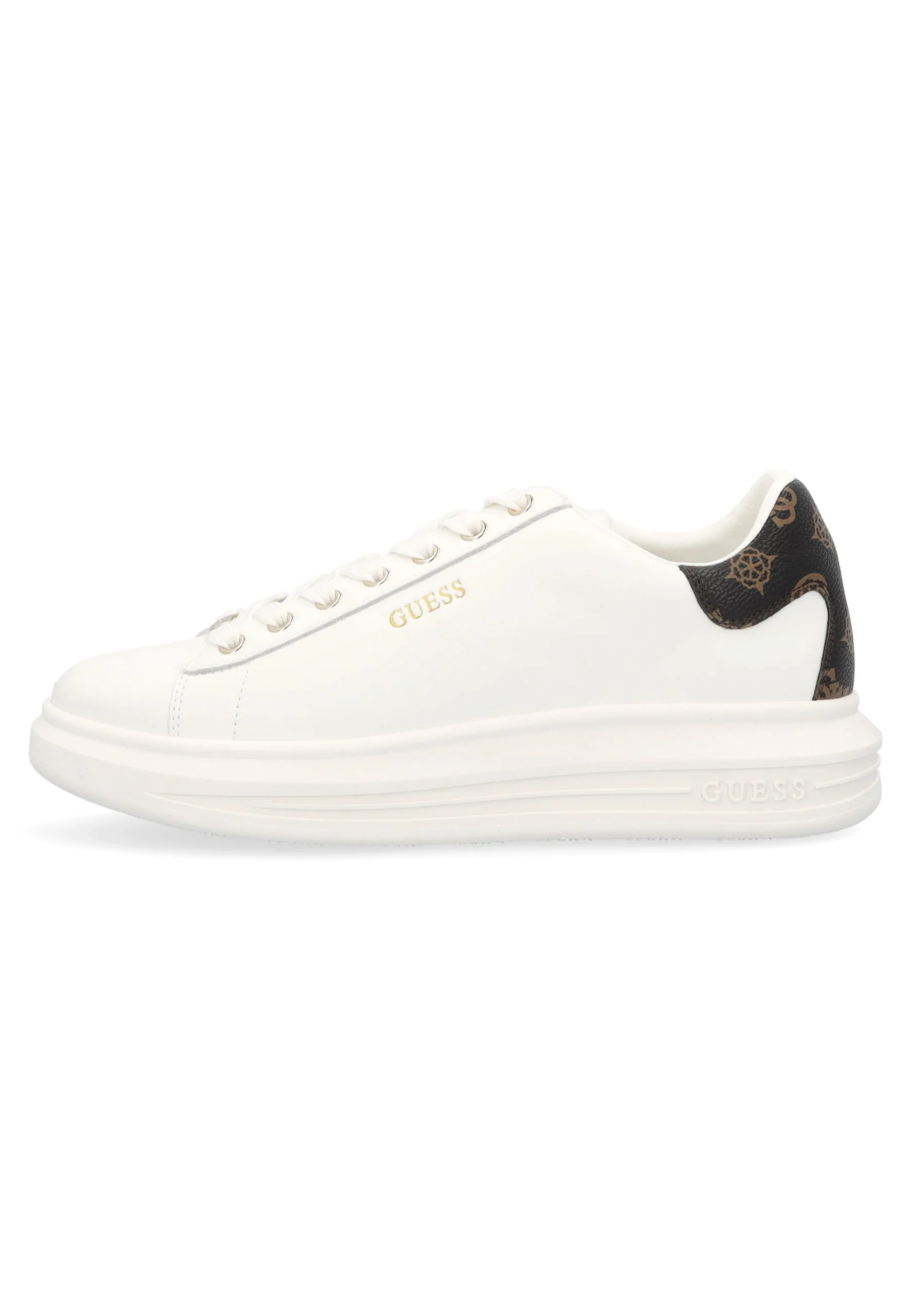 Sneakers donna Guess con retro loggato FL8VIB LEA12