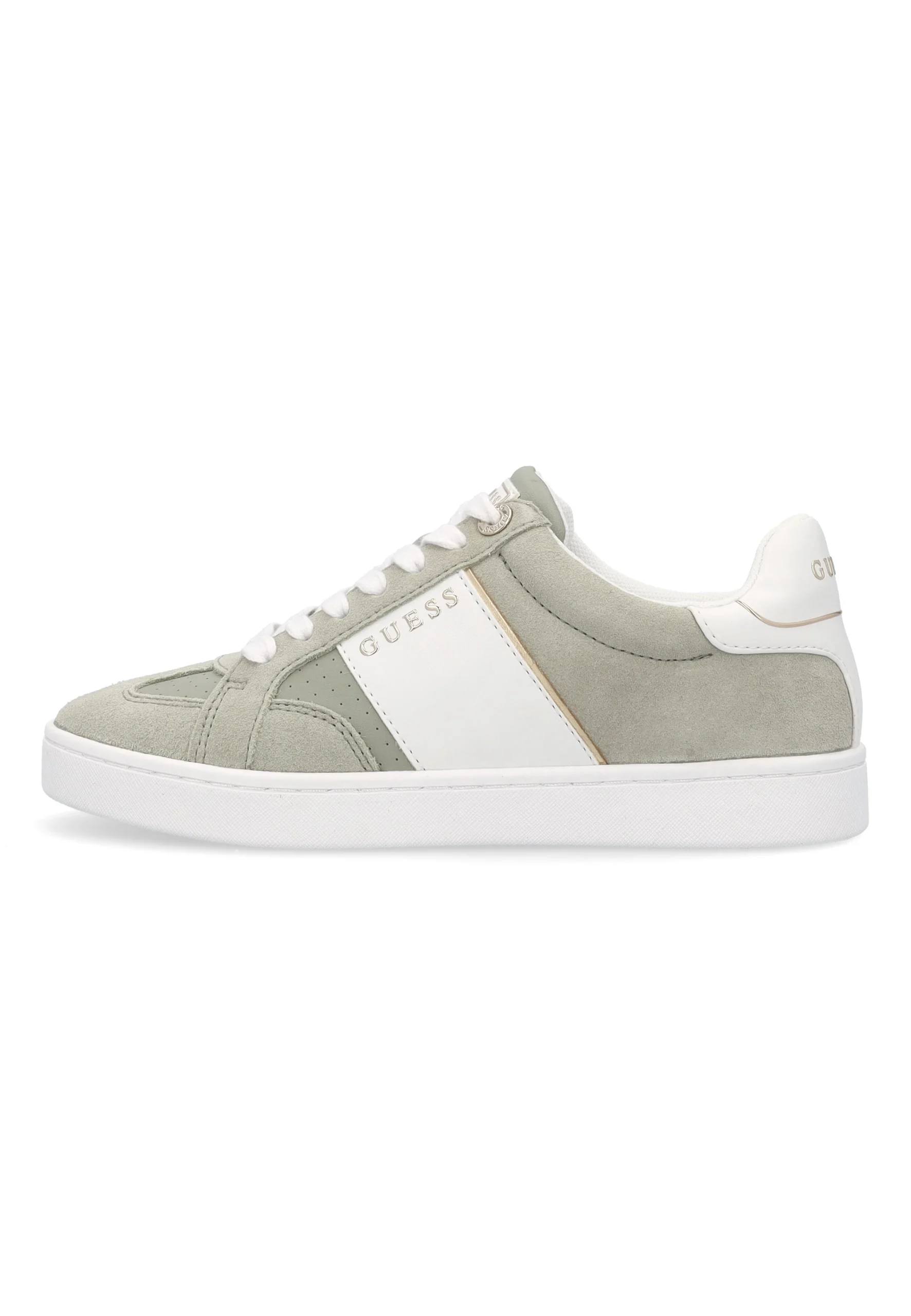 Sneakers donna Guess con dettagli oro FLJRO6 SUE12