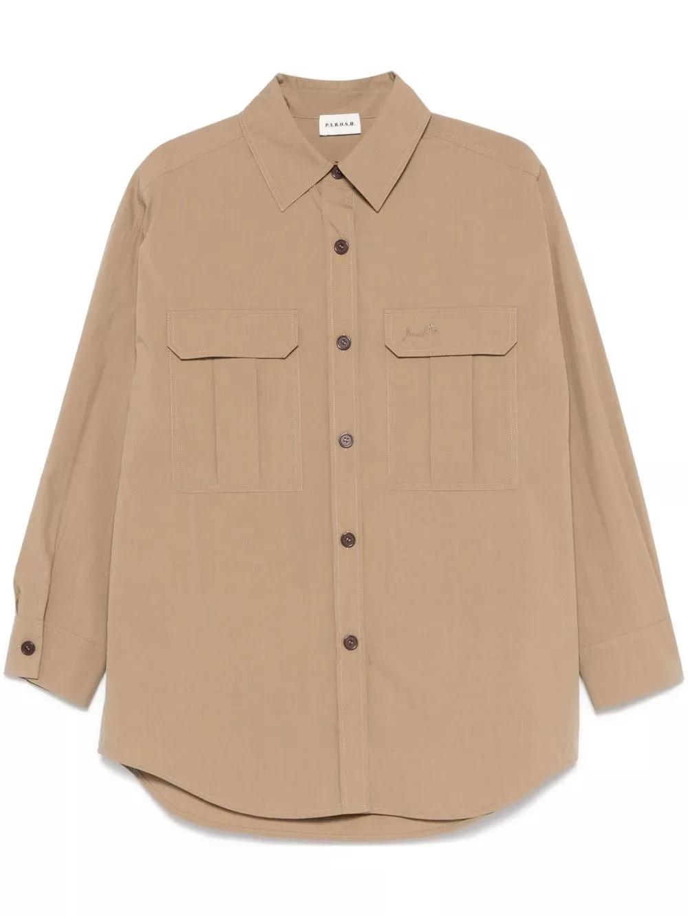 Camicia in misto nylon cotone di Parosh