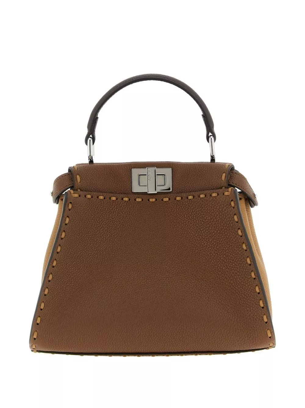 Borsa peekaboo mini in pelle di Fendi
