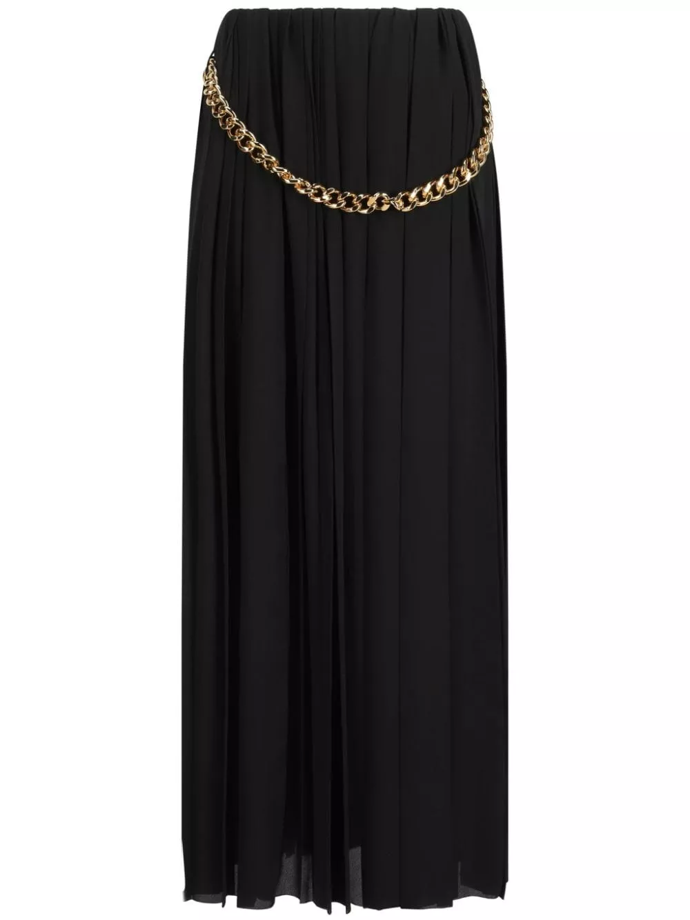Gonna plissé con catena di Balenciaga