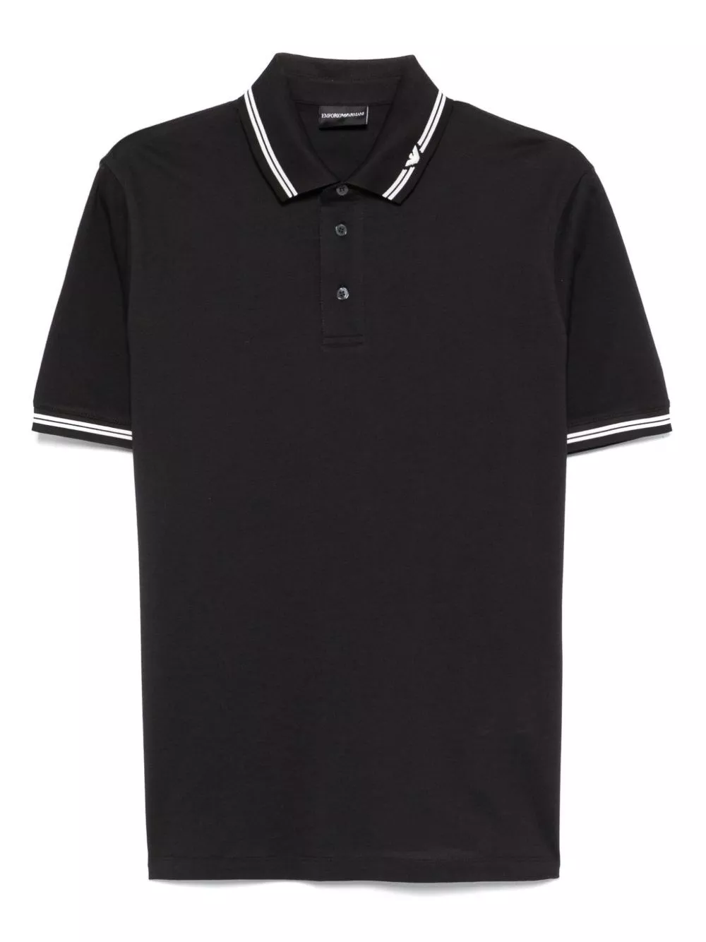 Polo in cotone con logo di Emporio armani
