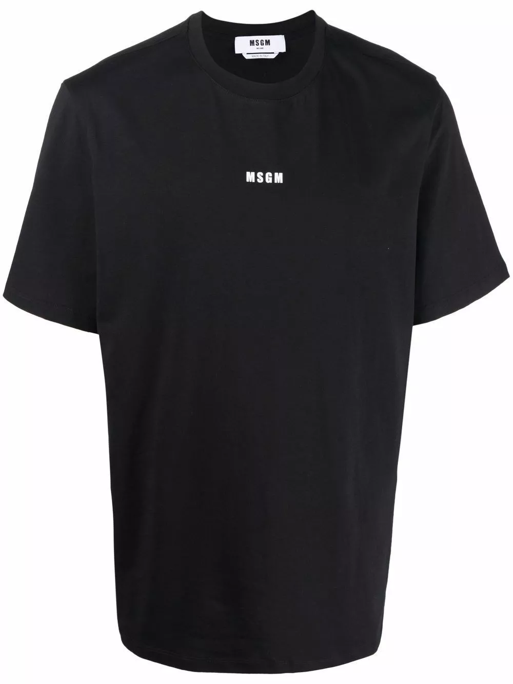 T-shirt in cotone con logo di Msgm