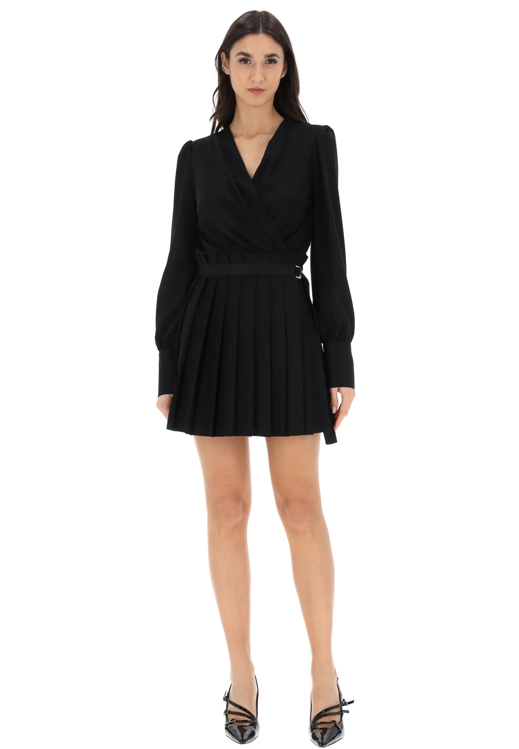 Abito incrociato Imperial AFBVIMPP con pieghe