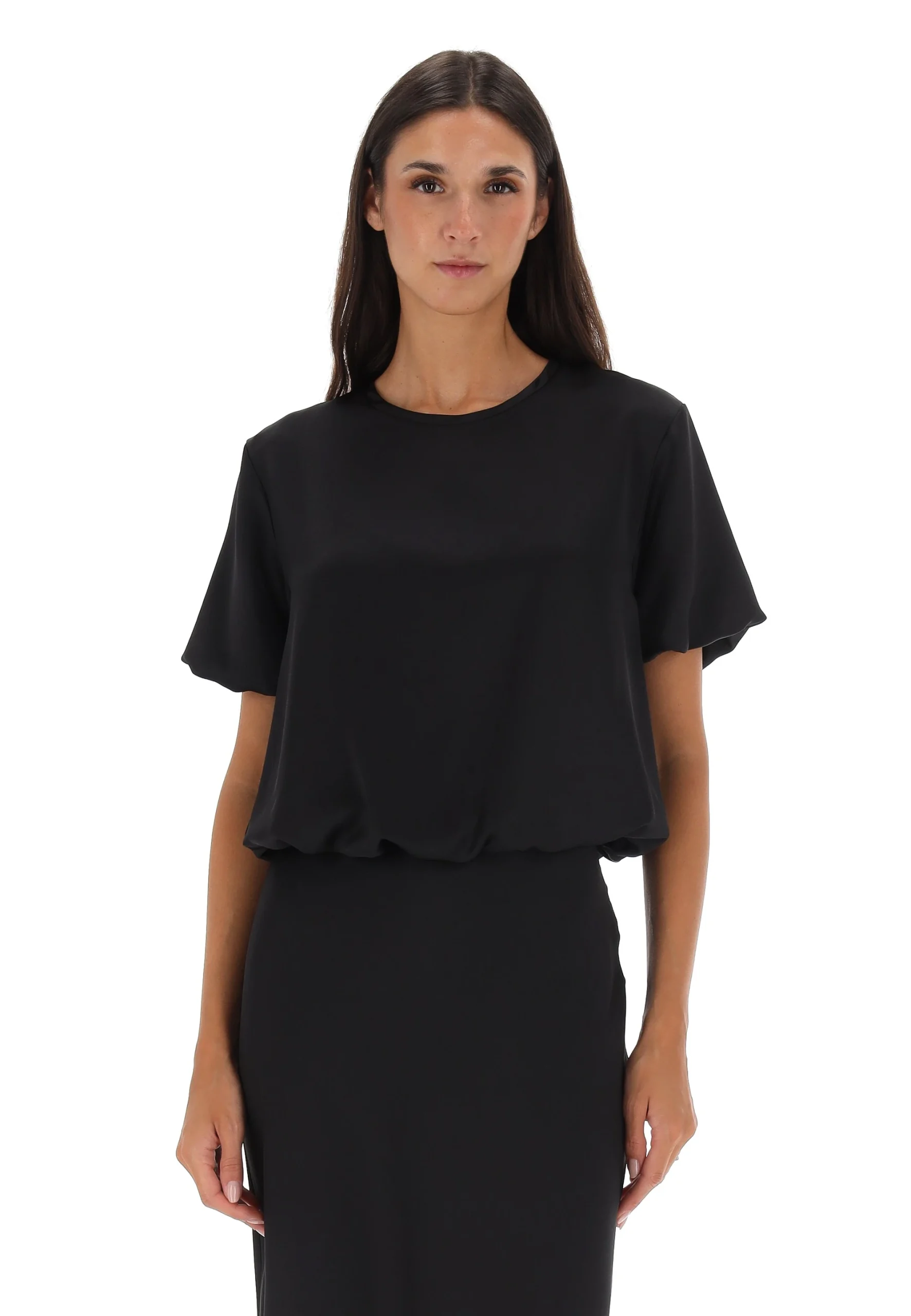 Blusa manica corta effetto satin Imperial CNC1KBA