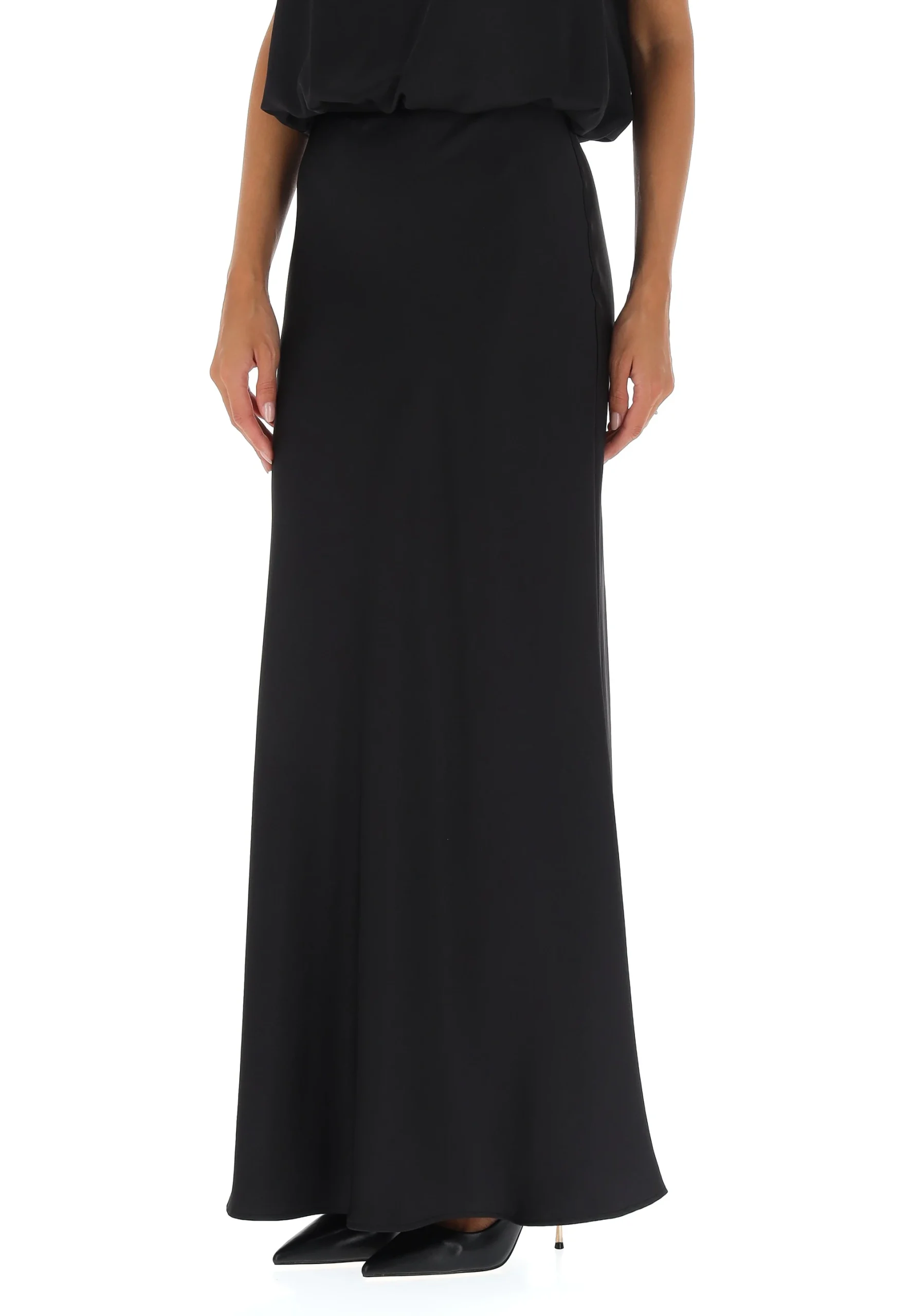 Gonna lunga effetto satin con cintura Imperial GMF4KBA