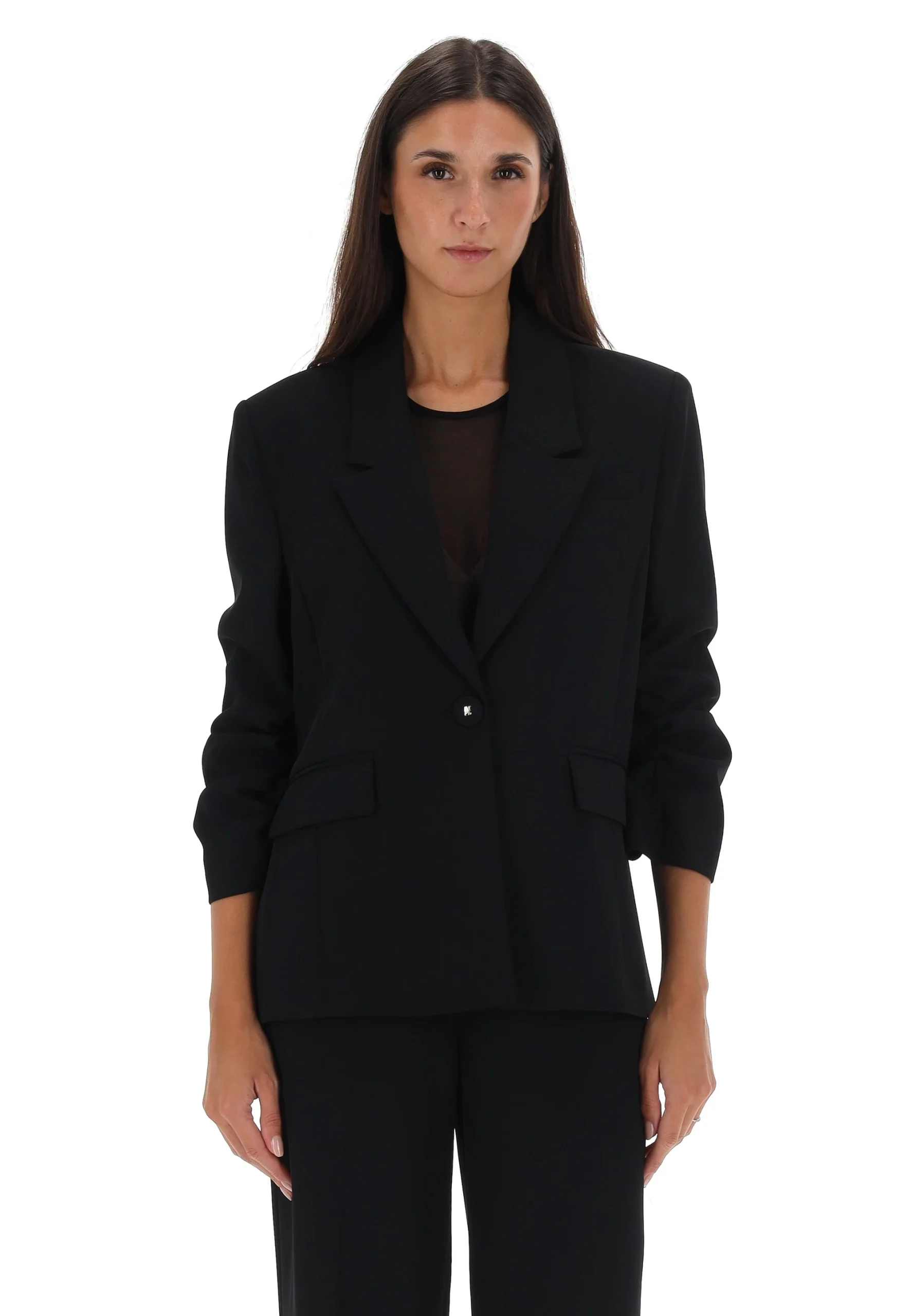 Giacca con spacchetti laterali e manica arricciata Imperial donna JBF7KER