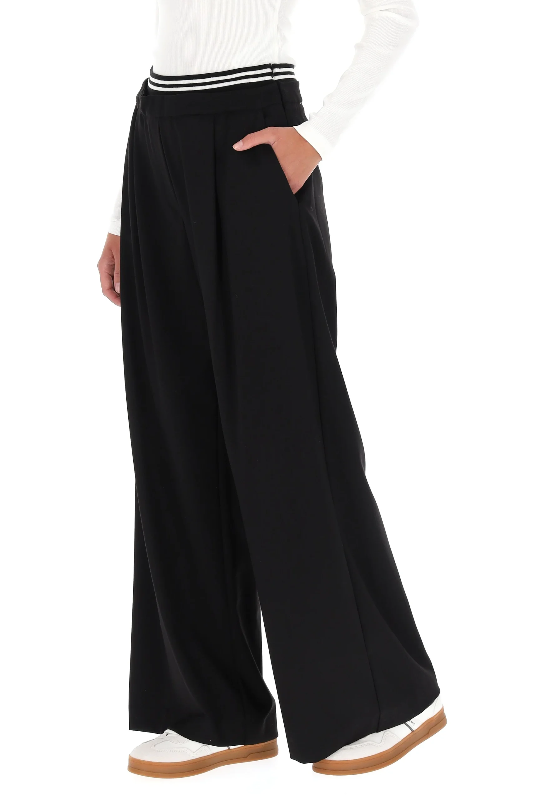 Pantalone a palazzo Imperial con elastico a vista P4Y9IAB