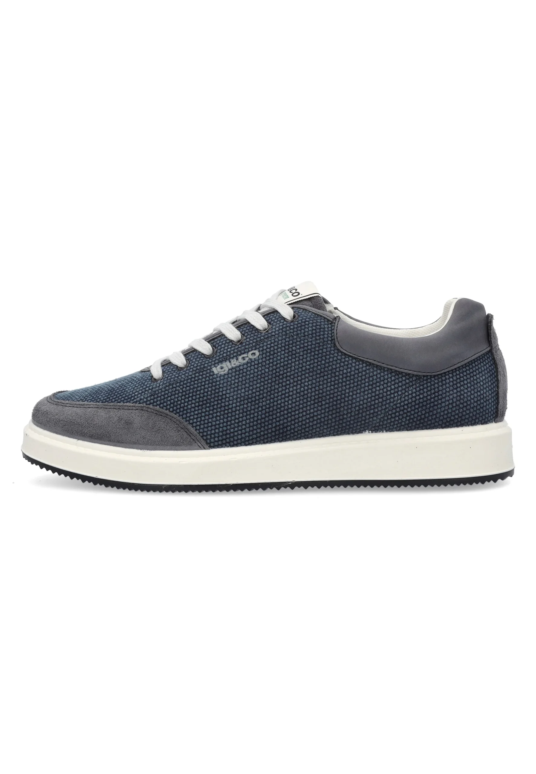 Sneakers uomo Igi&Co blu realizzata con materiali reciclati