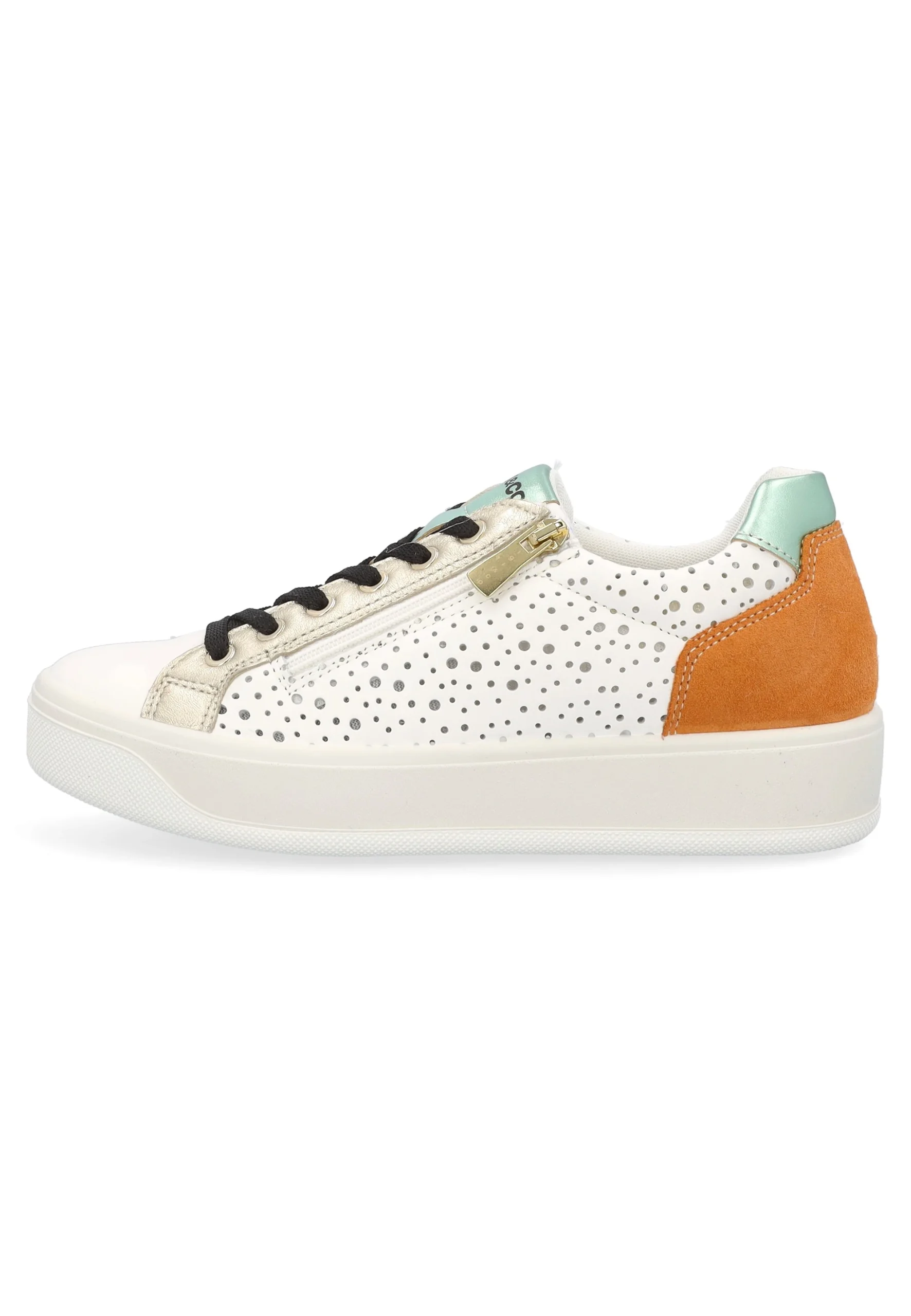 Sneakers lavorate con inserti a contrasto art.7656433 Igi&Co